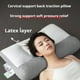 thumbnail image 4 of Kearding Almohada con memoria para el cuello, soporte y dolor para dormir, almohada de látex para dormir, ayuda para el cuello, almohada con Juegos de cama almohada baja, 4 of 6