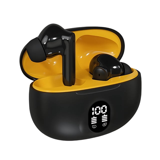 Black Two Way Translation Earbuds With 144 Languages Support Black Color Real Time Interpretation For Ios Android Devices