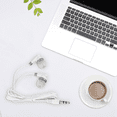 thumbnail image 3 of 6 Pcs 3.5mm In-Ear Stereo Earbuds Headphone Earphone Headset for Mobile Phone MP4 MP3, 3 of 9