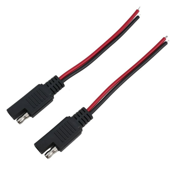 Practical Replacement Power Cord Cable Sae Cable 12V Black Car Motorcycle Quick Connector Sae Connector Disconnect