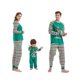 thumbnail image 3 of Conjuntos de pijamas familiares a juego para Navidad 2023, nuevos conjuntos de pijamas con estampado de letras de Feliz Navidad de ciervos, top y pantalones a cuadros, pijamas, ropa de dormir, 3 of 3