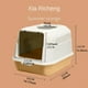thumbnail image 2 of Anti-Splash Cat Litter Box with Deodorant for Cats - Fully Enclosed Toilet for Hygienic and Odor-Free Use, 2 of 4