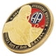 thumbnail image 2 of Metal con patrón de soldado valiente de 40x3mm con colección de monedas de soldado chapadas en oro, 2 of 10