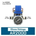 thumbnail image 1 of AR2000 1/4''Pneumatic Mini Air Pressure Relief Control, Compressor Regulator Treatment Units Valve Gauge Fitting ,Widely Used, 1 of 7