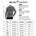 thumbnail image 5 of WELIGU Men's Long Sleeve Shirts Lightweight UPF 50+ T-Shirts Fishing Dark Grey Size Male L, 5 of 6