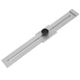 thumbnail image 4 of Woodworking Scriber, Stainless Steel Ruler  Marking Gauge, Wood Measuring Scribe Tool 300mm Ruler, 4 of 8