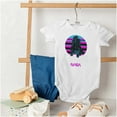 thumbnail image 6 of Vaporwave NASA Space Shuttle Specs Romper Boys or Girls Infant Baby Brisco Brands 24M, 6 of 7