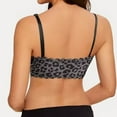 thumbnail image 6 of VISALY Wireless Bras Seamless Bras Leopard Print Bras Push Up Bras for Women No Underwire Bra Bralette Comfort Full Coverage Supportive Bra Everyday Bras Breathable Bras Plus Size Bras Black M, 6 of 9