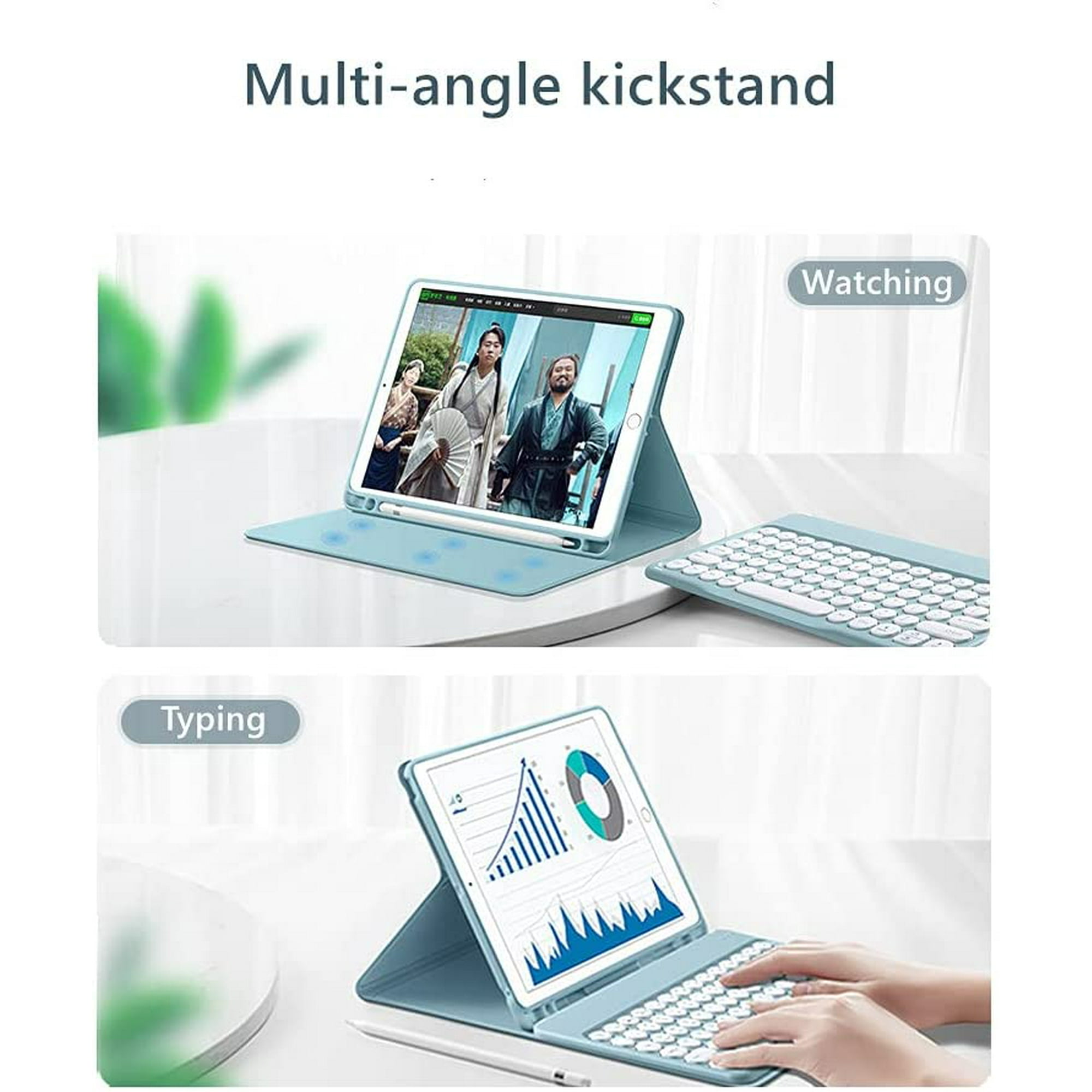 iPad 第6世代Cellular 128GB Keyboard、 Pencil iPad Mini 6 2021 Color Keyboard Case Mouse Cute Round Key