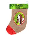 thumbnail image 1 of Carolines Treasures SC1004-CS Basset Hound Christmas Stocking, 1 of 1