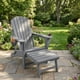 thumbnail image 1 of Yeshouse  Sillas Adirondack plegables, mecedora de exterior de HDPE resistente a la intemperie con otomana retráctil, asientos Adirondack para patio, terraza o espacios al aire libre, 1 of 8