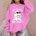 thumbnail image 2 of Girl Hoodies Size 18 Girl's Hoodie Long Sleeve Soft Sweatshirt Graphic Hoody Kids Cute Pullovers Top Clothes for Girls Z0A-Pink, 7-8 Years, 2 of 5