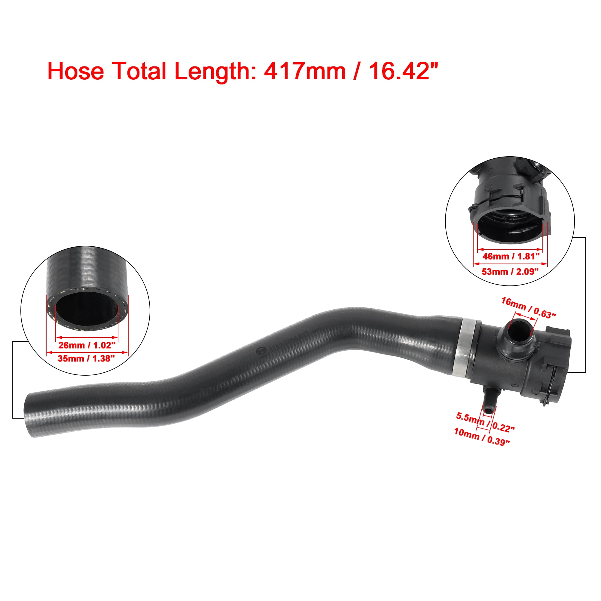 Auto Radiator Coolant Water Hose from Expansion Tank 17127596832 