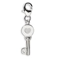 thumbnail image 2 of 925 Sterling Silver 3-D Enameled Key w/Lobster Clasp (7x39mm) Pendant / Charm, 2 of 2