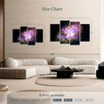thumbnail image 4 of Elephant Stock Sparkling Crab Nebula Wall Art - Horizontal Multi Panel Canvas - Living Room Wall Decor - Astronomy & Space Multi Panel - Black And Beige Decor By Nasa - 52" x 32", 4 of 8
