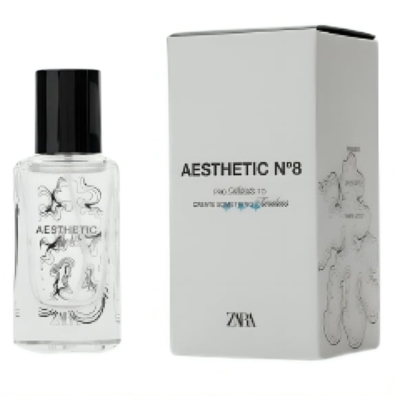 Zara Aesthetic No.8 Kids Perfume Citrus Cologne Fresh Light & Gentle Fragrance Minimalist Urban Collection Long-Lasting Eau de Toilette EDT 30ml (1.0 fl. oz.)