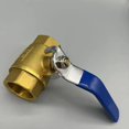 thumbnail image 2 of 2 PCS Full Port Forged Brass Ball Valve, Shut Off Switch for Water and Oil 3/4inch, 2 of 9