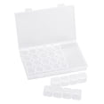 thumbnail image 2 of Caja de almacenamiento de plástico ajustable con 28 ranuras, anillos de cue Labymos  estándar, 2 of 7
