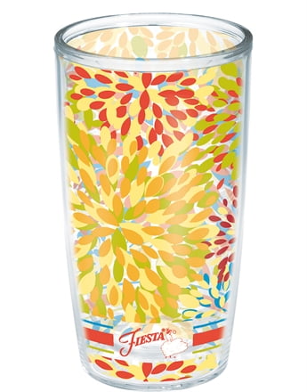 Details about   Tervis Tumbler 24oz Fiesta Poppy Calypso NEW Yellow Travel Lid Dancing Lady wLid 