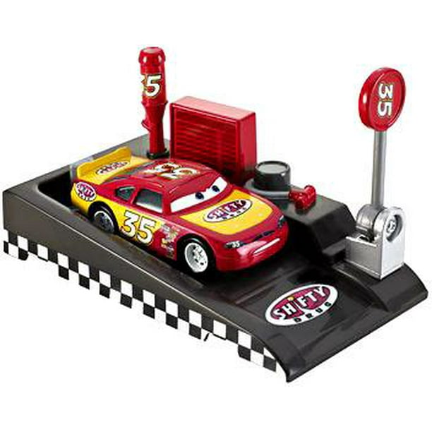 Disney Cars Pit Row Race-Off Shifty Drug No. 35 Diecast Car [Includes ...