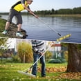 thumbnail image 3 of Topbuy 36 in Floating Weed Lake Rake with Adjustable Foam Handle, 3 of 10