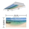thumbnail image 2 of Octo Lights - Fluorescent Light Covers - 2x4 Flexible Ceiling Light Filters - For Classrooms and Offices - Beach 005, 2 of 7