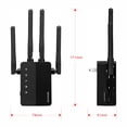 thumbnail image 2 of WLAN Repeater Dual Band 2.4G 5.8G WiFi Amplifier 4 External Antennas 2xLAN Port, 2 of 9