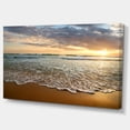 thumbnail image 3 of Tableau moderne imprimée sur toile Design Art couchee de soleil à l'océan, 3 of 4