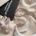 thumbnail image 3 of Bolso bandolera para mujer Hilo de bordar duradero Viaje de compras de nylon (Blanco), 3 of 9