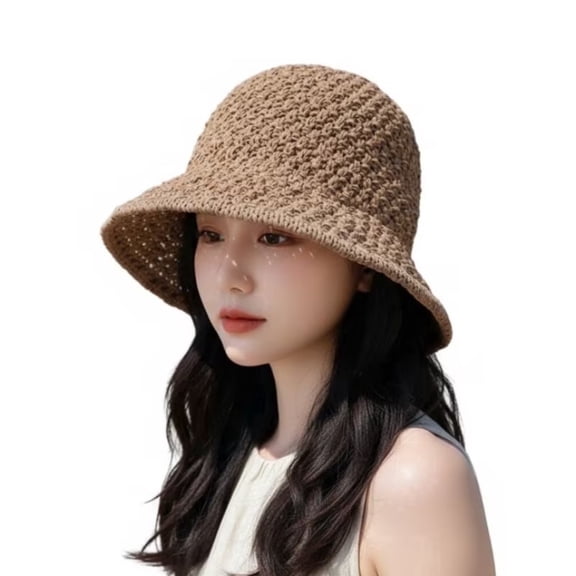 Summer Versatile Travel Sun Hat for Women, Breathable Bucket Fisherman Hat, Face Slimming Outdoor Casual Basin Hat
