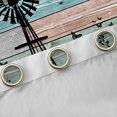 thumbnail image 4 of jejeloiu Old Barn Door Blackout Curtains Set of 2 (52x84 Each),Rustic Farmhouse Windmill Window Curtains For Adults, 4 of 6