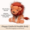 thumbnail image 2 of GUND Cozys Collection Lion Plush Stuffed Animal for Ages 1 and Up, Orange/Red, 10", 2 of 7