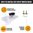thumbnail image 3 of Upgraded Toilet Water Module Service Kit, Precise Fit 31113 Leakproof Toilet Water Valve Module Assembly  for Motorhome, 3 of 7