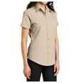 thumbnail image 5 of Yellow Rooster Womens Short Sleeve Easy Care Shirt Stone 3XL, 5 of 7