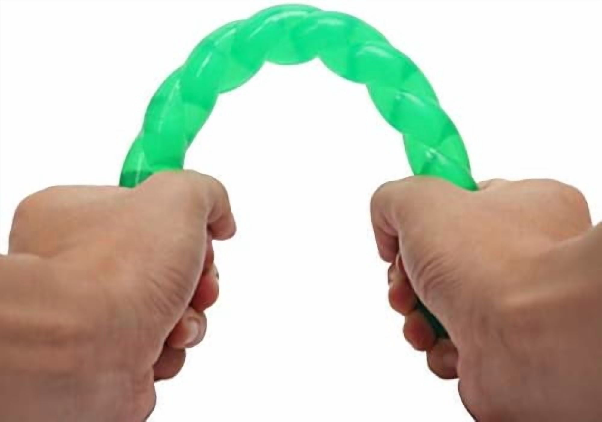Dog Chew Toys 11'' Long for Small/Medium Dogs Aggressive Chewers, Rubber Puppy Dog Rope Toys Knot Dental Teething Toys Almost Indestructible Washable