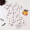 thumbnail image 5 of IMENGL Halloween Pajamas Set for Women Soft Short Sleeve Graphic Nightwear Loungewear Comfy Womens Pajama Sets,S-XXXL, 5 of 7