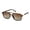 Gradient brown, variant on ROCK TAKIN Polarized Square Sunglasses with Double Bridge, UV400 Sports Sunglasses for Men Women, 1 Pair