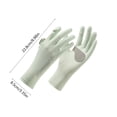 thumbnail image 3 of Ice Silk Cooling UV Protection Gloves Breathable Thin for UV Protection Cool Touch Driving Outdoor Activities Anti-Slip Touch Screen, 3 of 6