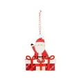 thumbnail image 1 of Hearth & Gear Cute Cartoon Designs For Christmas Decorations，Cute Wooden Cartoon Bead Garland 15 Stained Glass Window Panel Abstract for Windows Hanging Stained Glass Window Panel Mini Christmas, 1 of 6