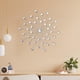 thumbnail image 4 of Decoración de Pared Brillante BLESIY Arte de Pared 3D Decoración Colgante de Diamantes de Imitación Blanco Plateado, 4 of 7