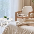 thumbnail image 5 of Souew 2-Tier Plastic Side Table, 16.5In Small End Table With Removable Tray, Compact Space Saving Nightstand, Easy Assemble For Living Room Bedroom Balcony Indoor Outdoor Use(White), 5 of 5