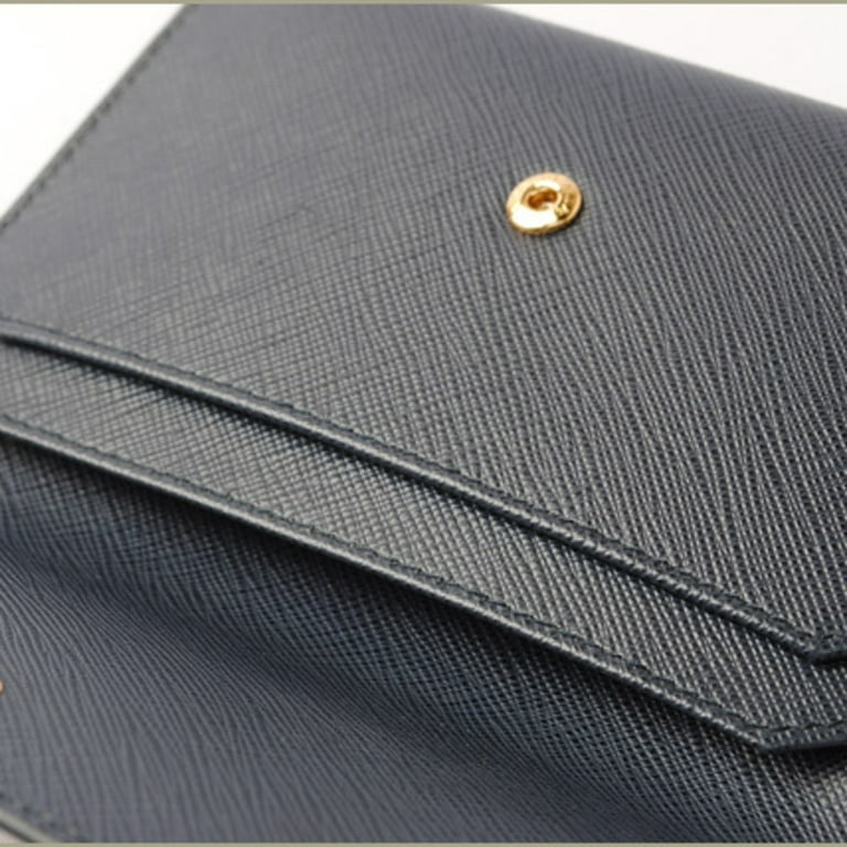 Prada Saffiano Baltico Bifold Snap Wallet