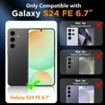 thumbnail image 2 of Compatible for Samsung Galaxy S24-FE Case: Samsung Galaxy S24 FE Phone Case with 2 X Tempered Glass Screen Protector & Slide Camera Cover, Kickstand Funda para Galaxy S24FE Cell, Olive Green, 2 of 16