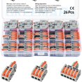 thumbnail image 1 of Kit de conectores de cables GKEEMARS Compact Splicing, 26 piezas, 24 a 12 AWG, 1 of 7
