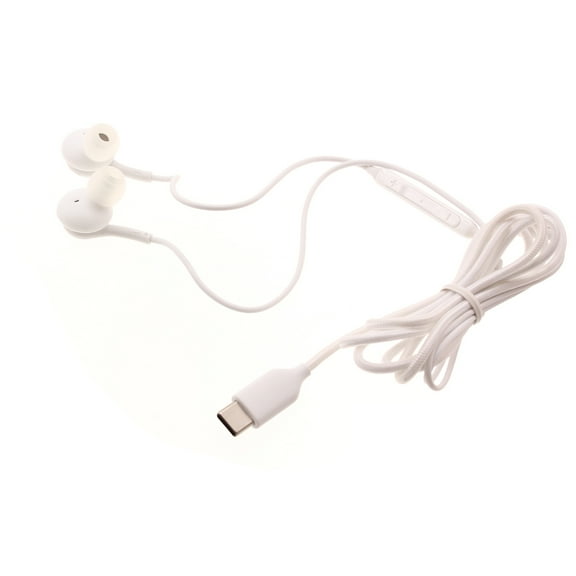 Authentic AKG TYPE-C Earphones for Samsung Galaxy Z Fold6/Flip6 - Headphones USB-C Earbuds w Mic Headset White