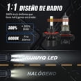 thumbnail image 6 of Applies to LED Headlight Kit H13 14000lm For Chevrolet High/Low Beam, 6 of 10