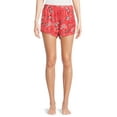 thumbnail image 2 of Disney Women's and Women's Plus Mickey Mouse Print Sleep Shorts, 2-Pack, Sizes XS-3X, 2 of 6