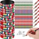 thumbnail image 1 of Lápices y pulseras Ctosree World Flags x60 con goma de borrar, 1 of 6