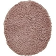thumbnail image 2 of Better Trends 18"x20" Premium Toilet Lid Cover 100% Cotton Tufted Bathroom Rug Water Absorbent Reversible Machine Washable Pink - Edge Collection, 2 of 4