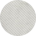 thumbnail image 2 of Addison Rugs Dream Shag Premium Machine Washable Transitional Lattice Ivory Round Rug, 8' x 8', 2 of 8